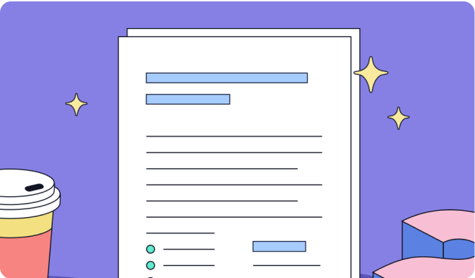 Illustration of a large sheet of paper. 